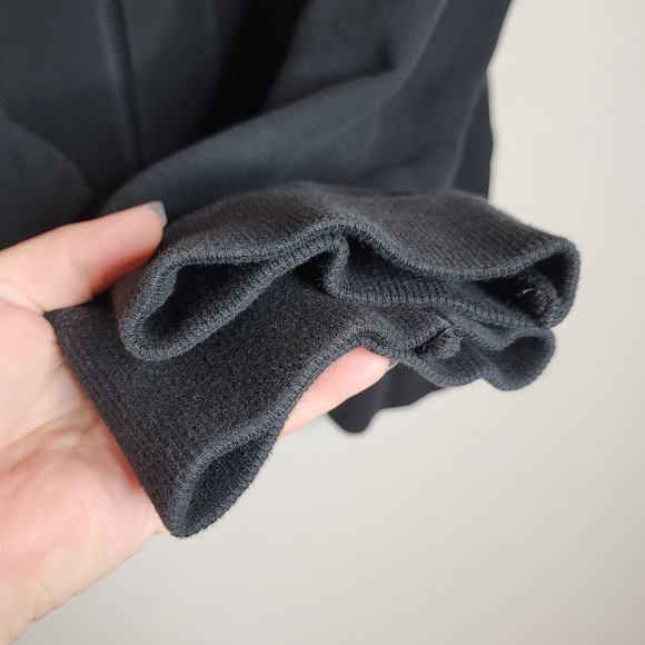 James Perse Black Terry Soft Button Front Sweatshirt Jacket Size XL Size 4 - Picture 9 of 15